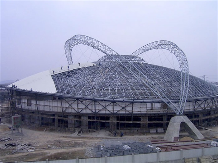 哈尔滨体育中心篮球馆网架加工